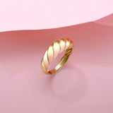Bague Croissant | or
