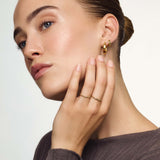 Bague fin Dome | or