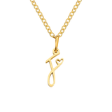 Collier cœur initiale | or