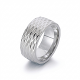 Bague Kaelis Grid anneau | or blanc