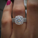 Bague Clarinda Vellori | or blanc