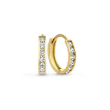 Lot de boucles Dara Brillane pierre | or