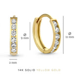 Lot de boucles Dara Brillane pierre | or
