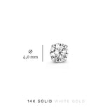 Lot de boucles Dara Brillane pierre | or blanc