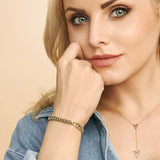 Bracelet Estate cubain | or