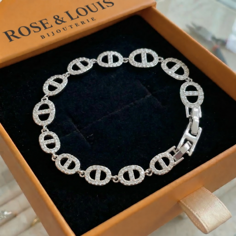 Bracelet Isla Marina | or blanc
