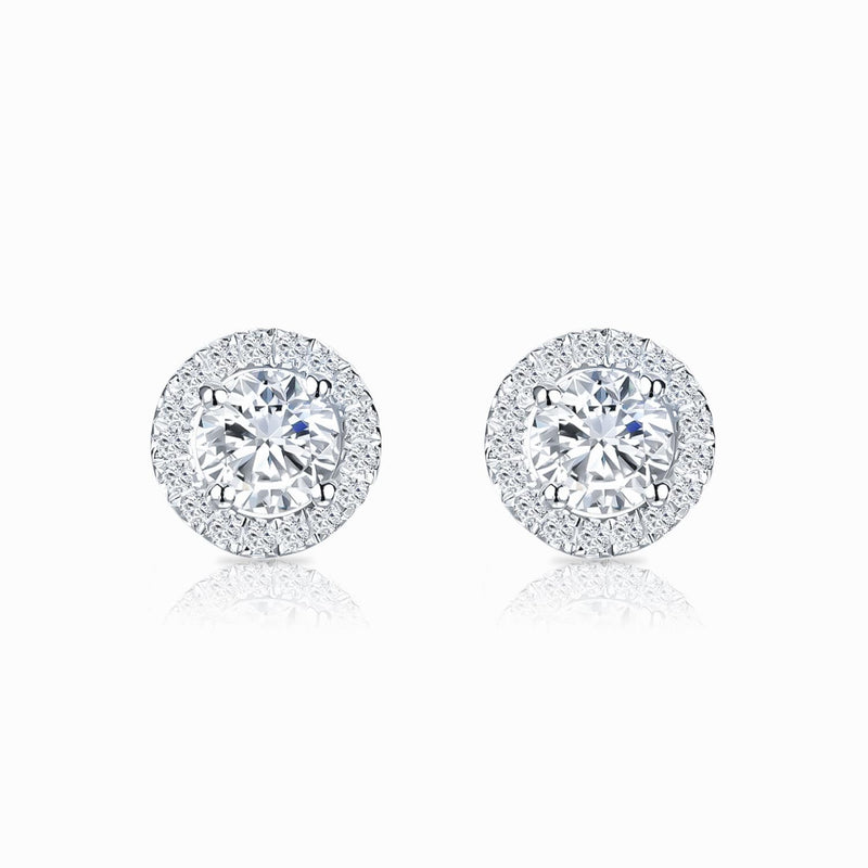 Boucles Belle dame | or blanc