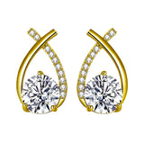 Boucles Arielle | or blanc