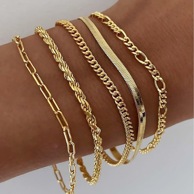 Lot de bracelets Ellis Renner | or