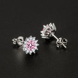 Boucles ensoleillé Muse rose | or blanc