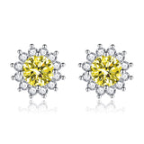 Boucles ensoleillé Muse jaune | or blanc