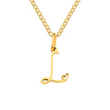 Collier cœur initiale | or