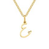 Collier cœur initiale | or
