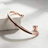 Bracelet Obsidian Lyra cuivre