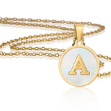 Collier Monette initiale | or