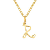 Collier cœur initiale | or