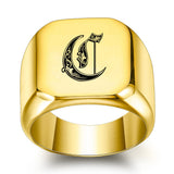 Bague classique Noble initiale | or