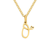 Collier cœur initiale | or