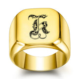 Bague classique Noble initiale | or