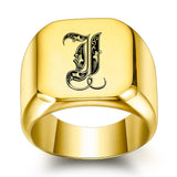 Bague classique Noble initiale | or