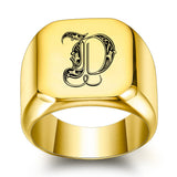 Bague classique Noble initiale | or