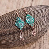 Boucles Odessa spirale cuivre