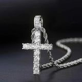 Collier croix | or