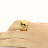 Bague classique Noble initiale | or