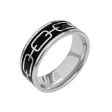Bague Urban maille | or blanc
