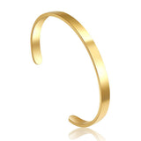 Bracelet Ronan manchette | or blanc