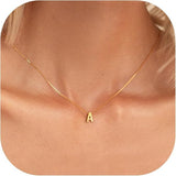 Collier amour lettre initiale | or