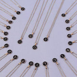 Collier Monette initiale | or