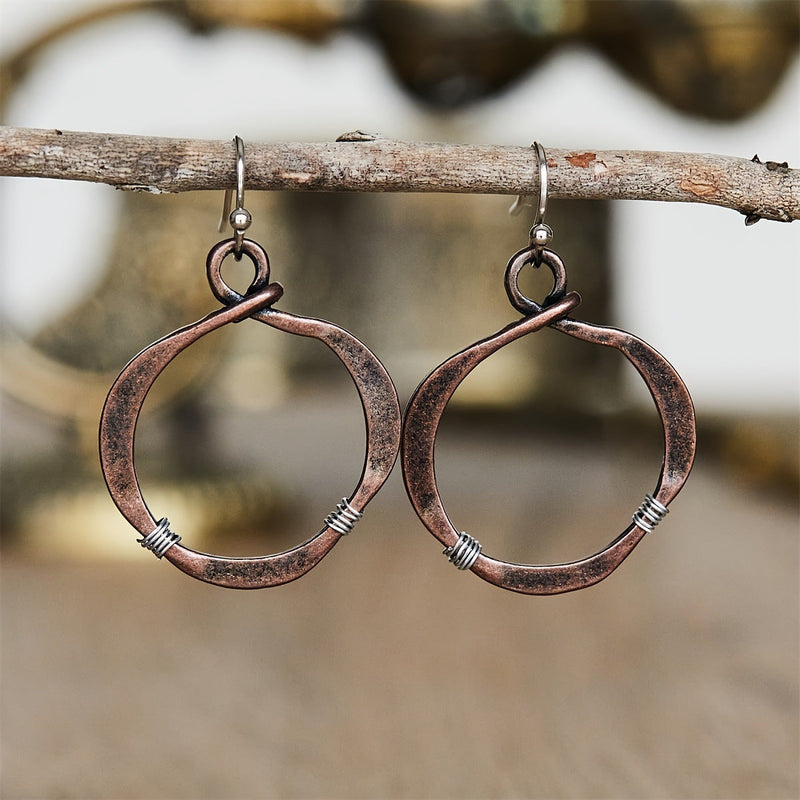 Boucles Alessia tressé cuivre