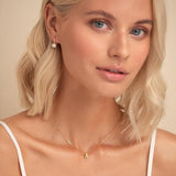 Collier amour lettre initiale | or