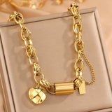 Collier Heartened massif | or