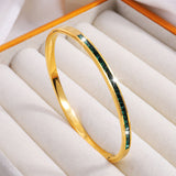 Bracelet Celeste Viride | or