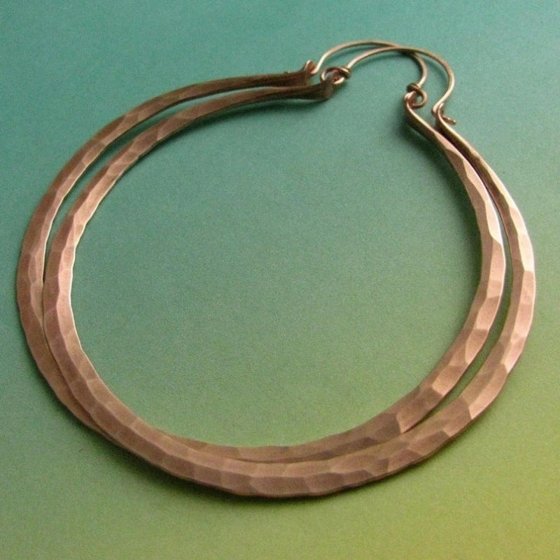 Boucles Twin Arc cuivre