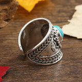 Bague Ravik pierre ouvert | or blanc
