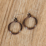 Boucles Alessia tressé cuivre