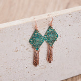Boucles Odessa spirale cuivre