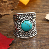 Bague Ravik pierre ouvert | or blanc