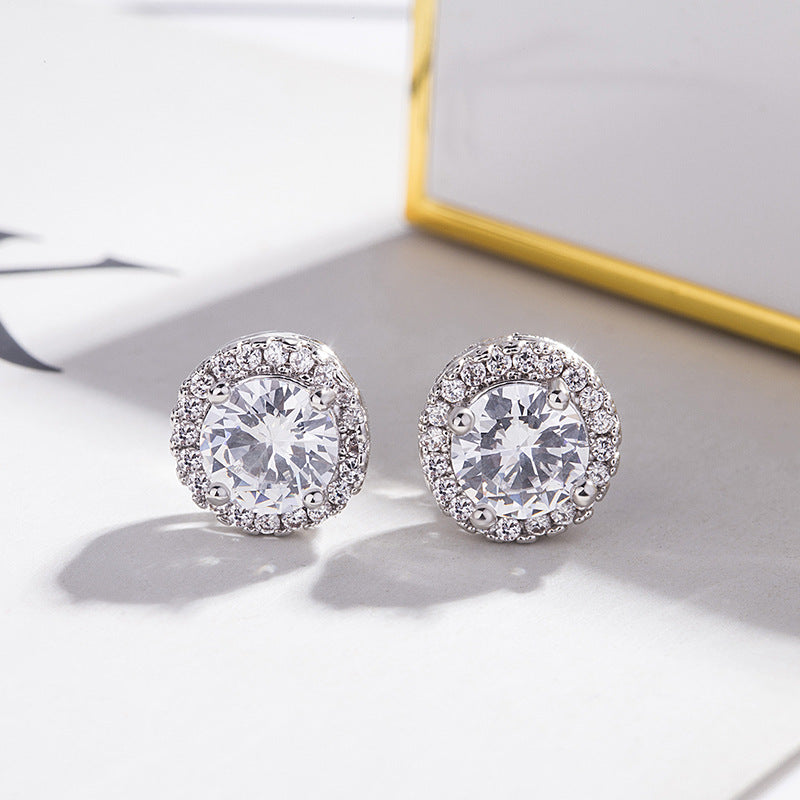 Boucles Solea Spark | or blanc