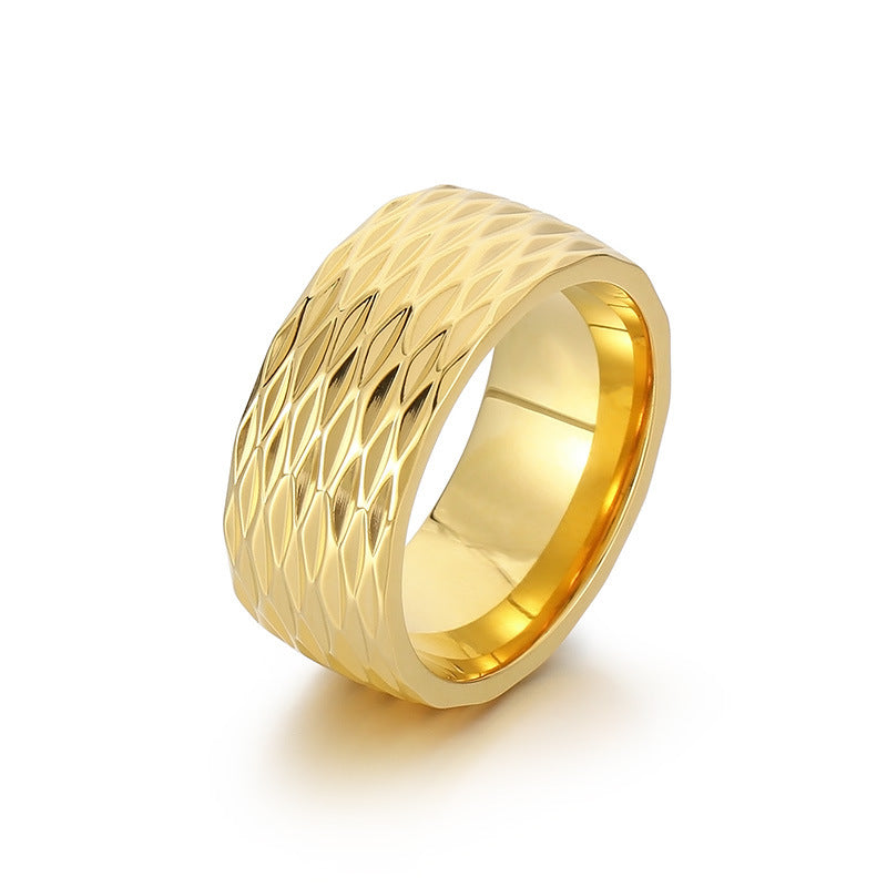 Bague Kaelis Grid anneau | or blanc