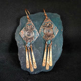 Boucles Odessa spirale cuivre