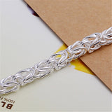 Bracelet Maximus royal tressage | or blanc