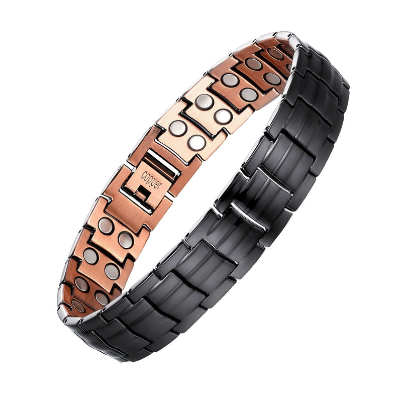 Bracelet onyx Everett cuivre