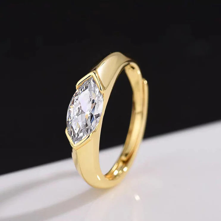 Bague Cleo Arden | or blanc