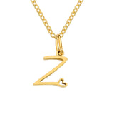 Collier cœur initiale | or