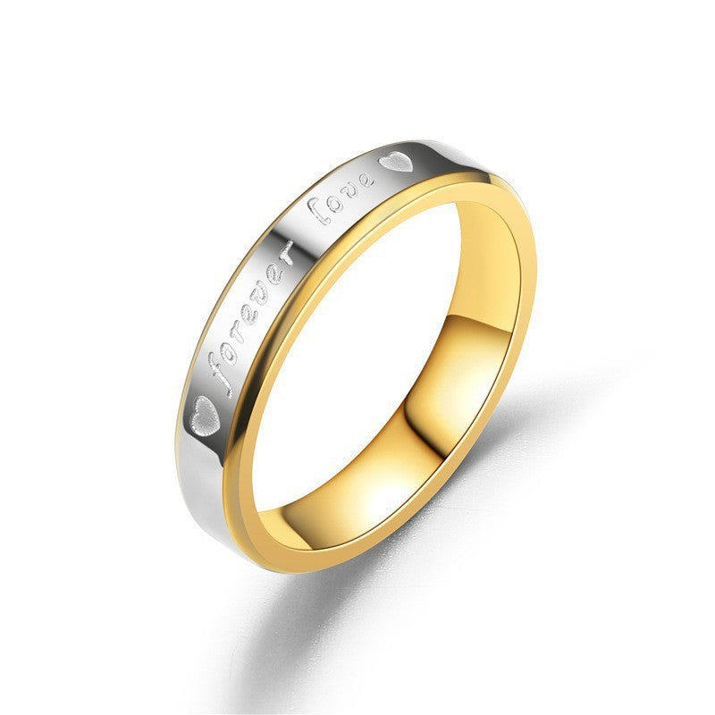 Bague éternel amour couple | or