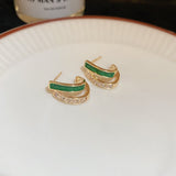 Boucles Chloé Feuillage | or